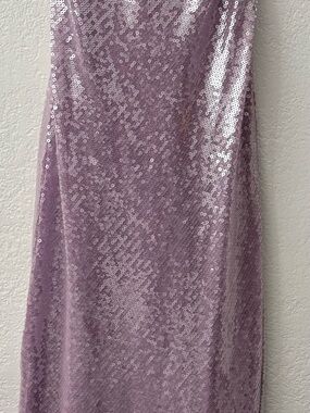 Sparkle Maxi Dress in Dusty Lavender - Women's Sequin Evening Gown